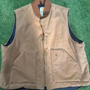Carhartt brown vest Size XXL #workwear #utility